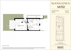3 pokoje, mieszkanie 63,71 m², parter, oferta nr WA1/M/02, Waniliowa, Wrocław, Lipa Piotrowska, Psie Pole, ul. Waniliowa