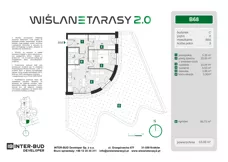 3 pokoje, mieszkanie 50,13 m², piętro 1, oferta nr A.10, Wiślane Tarasy 2.0, Kraków, Grzegórzki, ul. Grzegórzecka/Stachowskiego
