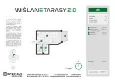 1 pokój, mieszkanie 34,98 m², piętro 1, oferta nr A.9, Wiślane Tarasy 2.0, Kraków, Grzegórzki, ul. Grzegórzecka/Stachowskiego