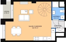 2 pokoje, apartament 87,33 m², piętro 13, oferta nr AA.87, Strefa Progress, Łódź, Śródmieście, Śródmieście-Wschód, al. Kościuszki 132 / ul. Piotrkowska 217