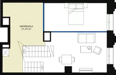 2 pokoje, apartament 73,92 m², piętro 2, oferta nr AA.12, Strefa Progress, Łódź, Śródmieście, Śródmieście-Wschód, al. Kościuszki 132 / ul. Piotrkowska 217