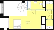 2 pokoje, apartament 82,15 m², piętro 13, oferta nr AA.86, Strefa Progress, Łódź, Śródmieście, Śródmieście-Wschód, al. Kościuszki 132 / ul. Piotrkowska 217