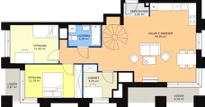 5 pokoi, apartament 155,66 m², piętro 13, oferta nr AA.88, Strefa Progress, Łódź, Śródmieście, Śródmieście-Wschód, al. Kościuszki 132 / ul. Piotrkowska 217