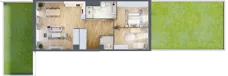 3 pokoje, mieszkanie 92,85 m², parter, oferta nr E.1.01, CITYFLOW, Warszawa, Wola, Ulrychów, ul. Redutowa 9
