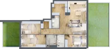 4 pokoje, mieszkanie 123,32 m², parter, oferta nr K.1.01, CITYFLOW, Warszawa, Wola, Ulrychów, ul. Redutowa 9