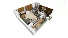 2 pokoje, apartament 53,00 m², piętro 2, oferta nr CYLK_CYLK_C.3.5, Legionów 121, Gdynia, Redłowo, ul. Legionów 121
