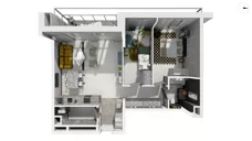 3 pokoje, apartament 77,60 m², piętro 1, oferta nr WLAD_A_A1.2.7, Miasto GDY, Gdynia, Śródmieście, ul. Władysława IV