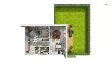 3 pokoje, apartament 65,37 m², parter, oferta nr NAD3_UW_W1.1.2, Nadmorski Dwór, Gdańsk, Brzeźno, ul. Nadmorski Dwór