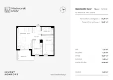 2 pokoje, apartament 58,70 m², piętro 3, oferta nr NAD3_T_T2.4.5, Nadmorski Dwór, Gdańsk, Brzeźno, ul. Nadmorski Dwór