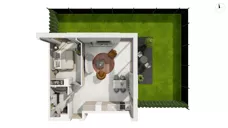2 pokoje, apartament 59,65 m², parter, oferta nr BER2_IJK_J1.0.8, Nowe Kolibki, Gdynia, Orłowo, Kolibki, ul. Bernadowska