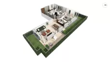 4 pokoje, apartament 112,90 m², parter, oferta nr WITA_A_A3.1.1, Wita 77, Gdańsk, Strzyża, ul. Wita Stwosza 77