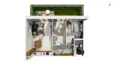 3 pokoje, apartament 61,80 m², piętro 4, oferta nr WITA_A_A1.5.1, Wita 77, Gdańsk, Strzyża, ul. Wita Stwosza 77