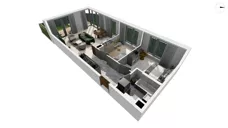 3 pokoje, mieszkanie 61,80 m², piętro 4, oferta nr WITA_A_A1.5.1, Wita 77, Gdańsk, Strzyża, ul. Wita Stwosza 77