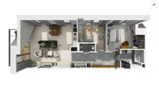 3 pokoje, apartament 73,87 m², piętro 4, oferta nr WITA_A_A3.5.5, Wita 77, Gdańsk, Strzyża, ul. Wita Stwosza 77