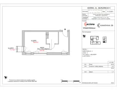1 pokój, apartament inwestycyjny 30,84 m², piętro 1, oferta nr 4.9, Kamienna 28 - apartamenty inwestycyjne, Gdańsk, Śródmieście, Dolne Miasto, ul. Jałmużnicza 4