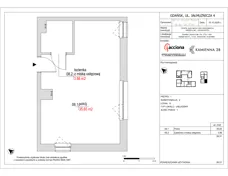 1 pokój, apartament inwestycyjny 39,51 m², piętro 1, oferta nr 4.8, Kamienna 28 - apartamenty inwestycyjne, Gdańsk, Śródmieście, Dolne Miasto, ul. Jałmużnicza 4