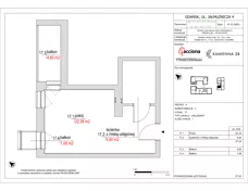 1 pokój, apartament inwestycyjny 27,23 m², piętro 2, oferta nr 4.17, Kamienna 28 - apartamenty inwestycyjne, Gdańsk, Śródmieście, Dolne Miasto, ul. Jałmużnicza 4