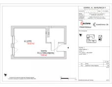 1 pokój, apartament inwestycyjny 23,72 m², parter, oferta nr 4.2, Kamienna 28 - apartamenty inwestycyjne, Gdańsk, Śródmieście, Dolne Miasto, ul. Jałmużnicza 4