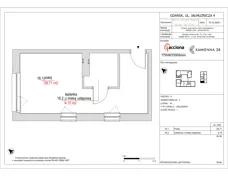 1 pokój, apartament inwestycyjny 30,86 m², piętro 2, oferta nr 4.16, Kamienna 28 - apartamenty inwestycyjne, Gdańsk, Śródmieście, Dolne Miasto, ul. Jałmużnicza 4