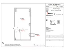 1 pokój, apartament inwestycyjny 53,24 m², piętro 2, oferta nr 4.14, Kamienna 28 - apartamenty inwestycyjne, Gdańsk, Śródmieście, Dolne Miasto, ul. Jałmużnicza 4