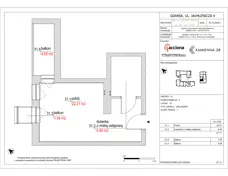 1 pokój, apartament inwestycyjny 27,11 m², piętro 4, oferta nr 4.31, Kamienna 28 - apartamenty inwestycyjne, Gdańsk, Śródmieście, Dolne Miasto, ul. Jałmużnicza 4