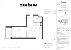 2 pokoje, mieszkanie 40,91 m², piętro 4, oferta nr 67.59, Zbożowa, Gdynia, Cisowa, ul. Zbożowa