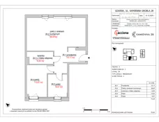 3 pokoje, apartament 75,26 m², piętro 2, oferta nr 28.28, Kamienna 28, Gdańsk, Śródmieście, Dolne Miasto, ul. Kamienna Grobla 28