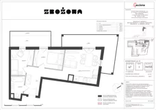 3 pokoje, mieszkanie 55,70 m², piętro 1, oferta nr 67.3, Zbożowa, Gdynia, Cisowa, ul. Zbożowa