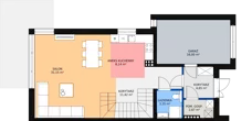 Dom 133,25 m², oferta nr 1A, Garden Złotno, Łódź, Polesie, Złotno, ul. Rąbieńska 132