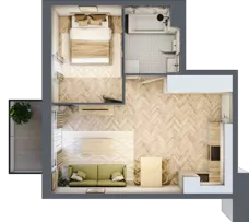 2 pokoje, mieszkanie 39,96 m², piętro 4, oferta nr A30, Nova Ceramiczna, Rzeszów, Przybyszówka, ul. Ceramiczna 505