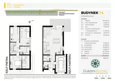 Dom 133,25 m², oferta nr 7A, Garden Złotno, Łódź, Polesie, Złotno, ul. Rąbieńska 132