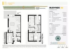 Dom 133,25 m², oferta nr 7B, Garden Złotno, Łódź, Polesie, Złotno, ul. Rąbieńska 132