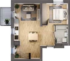 3 pokoje, mieszkanie 58,00 m², piętro 3, oferta nr B3/3/39, MONTANO, Polanica-Zdrój, al. Zwycięzców