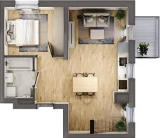 3 pokoje, mieszkanie 57,08 m², piętro 3, oferta nr B4/3/39, MONTANO, Polanica-Zdrój, al. Zwycięzców