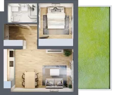 2 pokoje, lokal inwestycyjny 40,42 m², parter, oferta nr B4/0/8, MONTANO - lokale inwestycyjne, Polanica-Zdrój, al. Zwycięzców