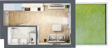1 pokój, lokal inwestycyjny 19,72 m², parter, oferta nr B4/0/9, MONTANO - lokale inwestycyjne, Polanica-Zdrój, al. Zwycięzców