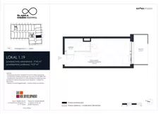 1 pokój, apartament inwestycyjny 19,45 m², piętro 1, oferta nr 1.19, Śląska Osiem, Gdańsk, Przymorze, ul. Śląska 8