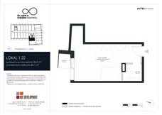 1 pokój, apartament inwestycyjny 28,37 m², piętro 1, oferta nr 1.22, Śląska Osiem, Gdańsk, Przymorze, ul. Śląska 8