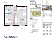2 pokoje, mieszkanie 39,90 m², parter, oferta nr 11, Harmony Antoninek, Poznań, Antoninek-Zieliniec-Kobylepole, Antoninek, ul. Władymira 6