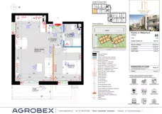 2 pokoje, mieszkanie 44,31 m², parter, oferta nr 3, Harmony Antoninek, Poznań, Antoninek-Zieliniec-Kobylepole, Antoninek, ul. Władymira 6