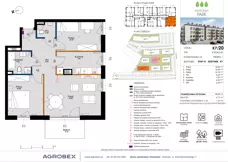 3 pokoje, mieszkanie 66,06 m², piętro 1, oferta nr K7/20, Kleszczewo Park, Kleszczewo, ul. Wiesławy Szymborskiej 1