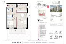 2 pokoje, mieszkanie 49,66 m², parter, oferta nr A/2, Unii Lubelskiej 4, Poznań, Nowe Miasto, Starołęka, ul. Unii Lubelskiej 4