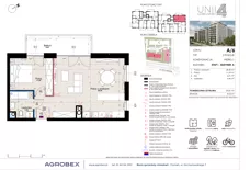 2 pokoje, mieszkanie 50,81 m², piętro 1, oferta nr A/6, Unii Lubelskiej 4, Poznań, Nowe Miasto, Starołęka, ul. Unii Lubelskiej 4