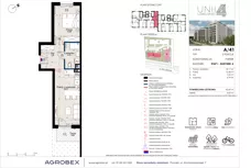 2 pokoje, mieszkanie 42,69 m², parter, oferta nr A/41, Unii Lubelskiej 4, Poznań, Nowe Miasto, Starołęka, ul. Unii Lubelskiej 4