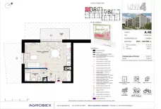1 pokój, mieszkanie 32,06 m², parter, oferta nr A/45, Unii Lubelskiej 4, Poznań, Nowe Miasto, Starołęka, ul. Unii Lubelskiej 4