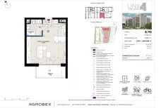 1 pokój, mieszkanie 31,10 m², piętro 3, oferta nr B/90, Unii Lubelskiej 4 - etap B, Poznań, Nowe Miasto, Starołęka, ul. Unii Lubelskiej 4