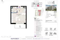 1 pokój, mieszkanie 31,10 m², piętro 4, oferta nr B/94, Unii Lubelskiej 4 - etap B, Poznań, Nowe Miasto, Starołęka, ul. Unii Lubelskiej 4