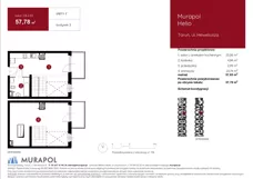 1 pokój, mieszkanie 57,78 m², piętro 2, oferta nr 3.B.2.02, Murapol Helio, Toruń, Wrzosy, JAR, ul. Heweliusza