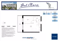 2 pokoje, apartament 34,50 m², piętro 4, oferta nr L415, Bel Mare Home, Międzyzdroje, ul. Nowomyśliwska