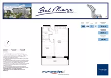 2 pokoje, apartament 38,44 m², piętro 3, oferta nr L338, Bel Mare Home, Międzyzdroje, ul. Nowomyśliwska